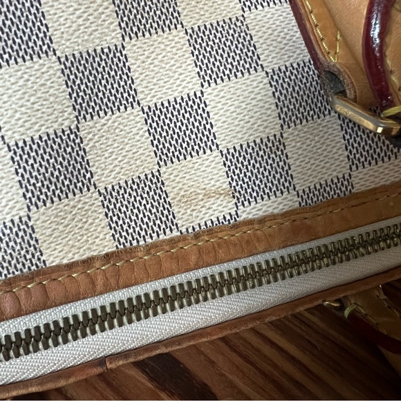 Louis Vuitton Damier Azur Riviera MM Zipper Handbag - Picture 7 of 16